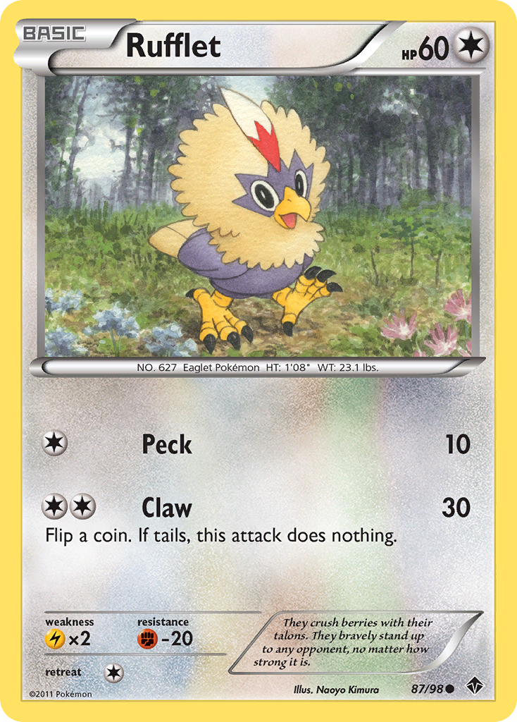 Rufflet (87/98) [Black & White: Emerging Powers] | Anubis Games and Hobby