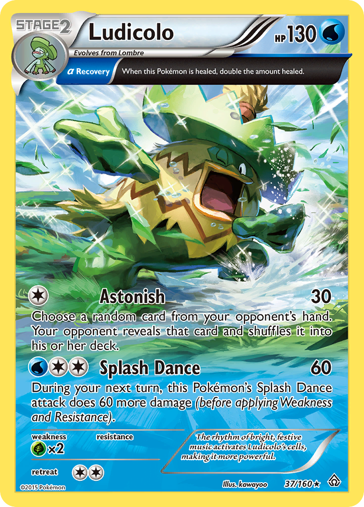 Ludicolo (37/160) [XY: Primal Clash] | Anubis Games and Hobby