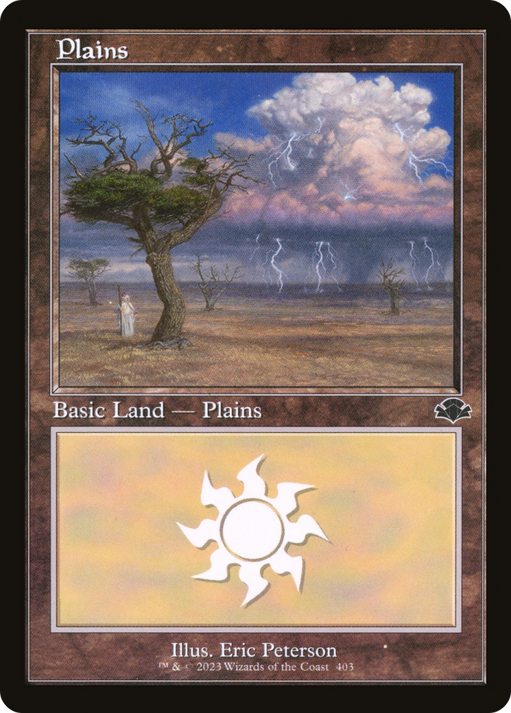 Plains (403) (Retro) [Dominaria Remastered] | Anubis Games and Hobby