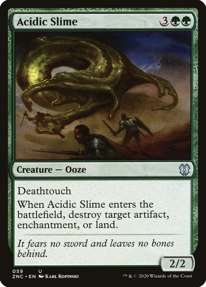 Acidic Slime [Zendikar Rising Commander] | Anubis Games and Hobby