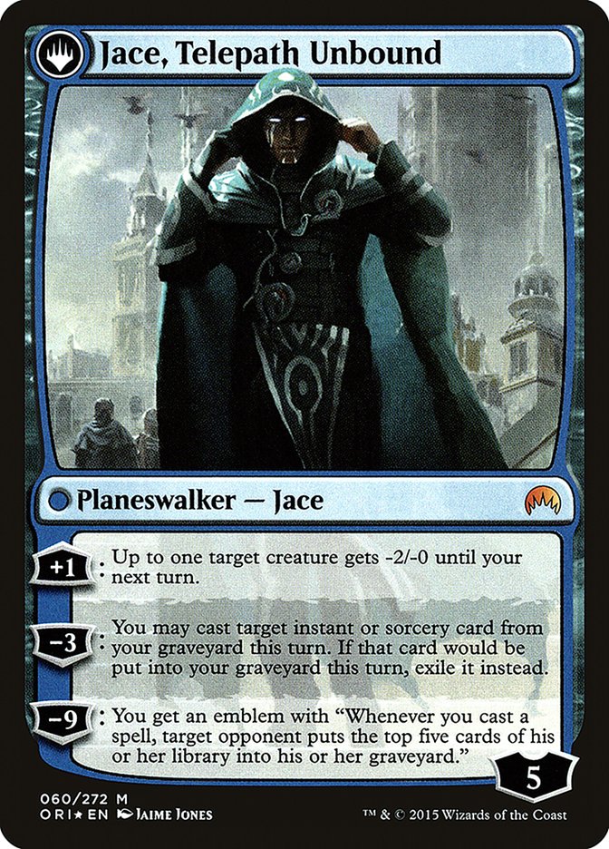 Jace, Vryn's Prodigy // Jace, Telepath Unbound [Magic Origins Prerelease Promos] | Anubis Games and Hobby