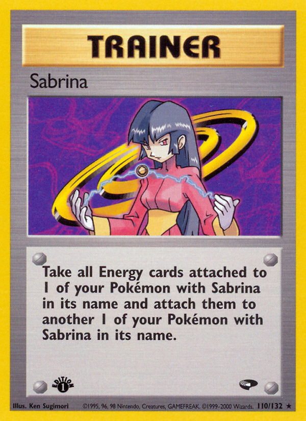 Sabrina (110/132) [Gym Challenge 1st Edition] | Anubis Games and Hobby