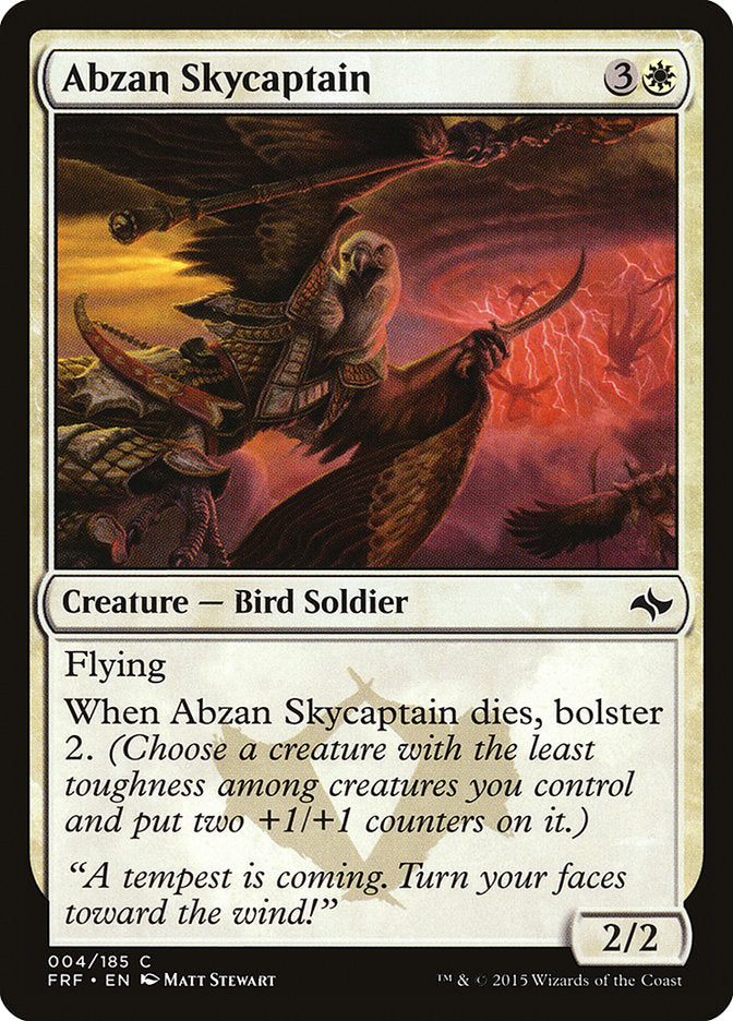 Abzan Skycaptain [Fate Reforged] | Anubis Games and Hobby