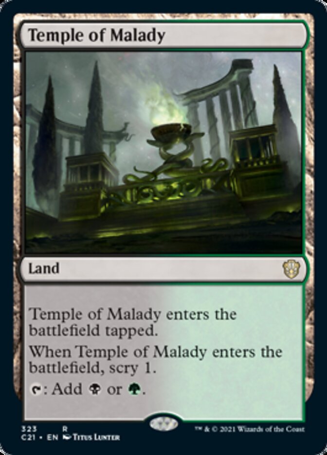 Temple of Malady [Commander 2021] | Anubis Games and Hobby