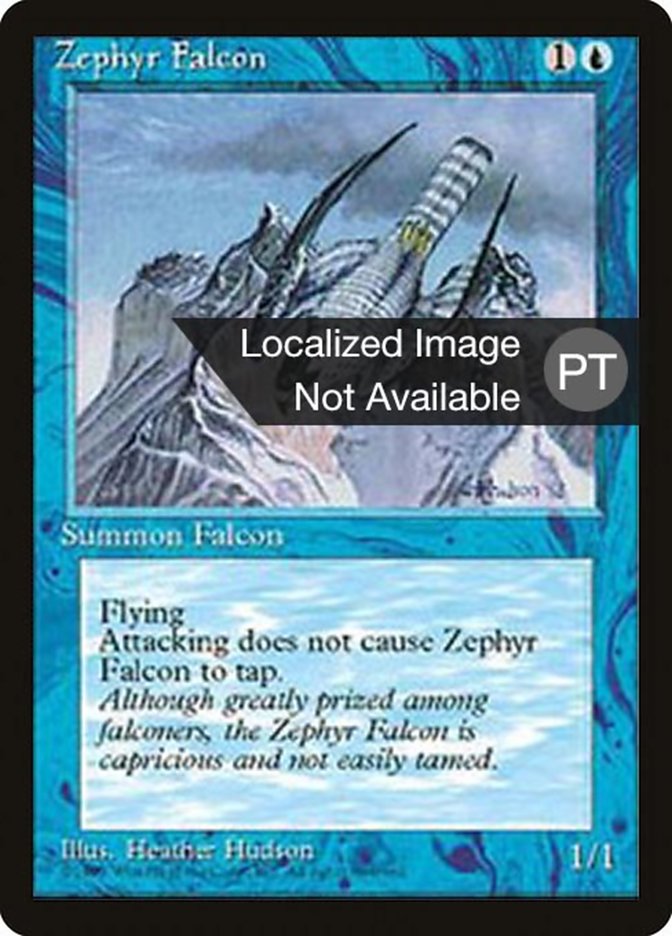 Zephyr Falcon [Fourth Edition (Foreign Black Border)] | Anubis Games and Hobby