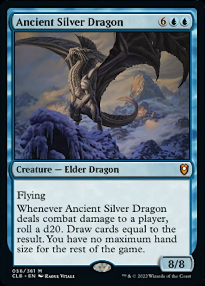 Ancient Silver Dragon [Commander Legends: Battle for Baldur's Gate] | Anubis Games and Hobby