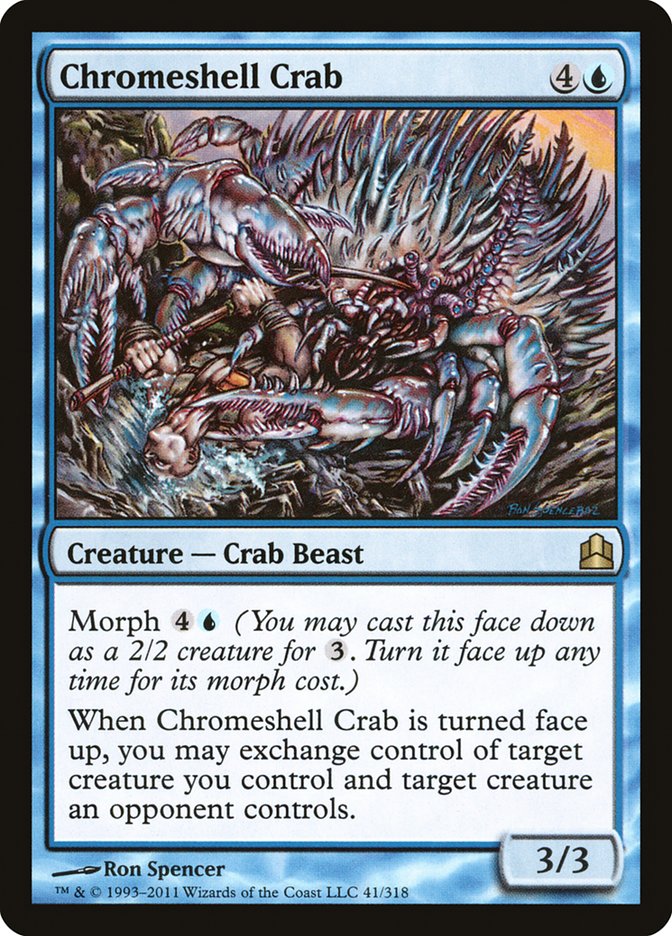 Chromeshell Crab [Commander 2011] | Anubis Games and Hobby