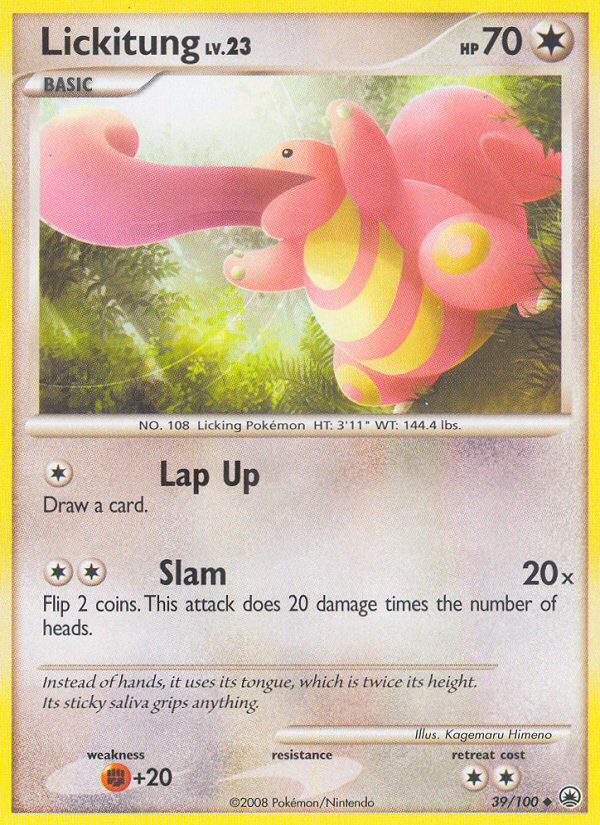 Lickitung (39/100) [Diamond & Pearl: Majestic Dawn] | Anubis Games and Hobby