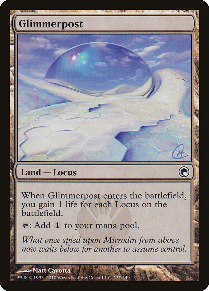 Glimmerpost [Scars of Mirrodin] | Anubis Games and Hobby