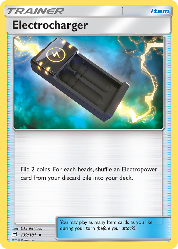 Electrocharger (139/181) [Sun & Moon: Team Up] | Anubis Games and Hobby
