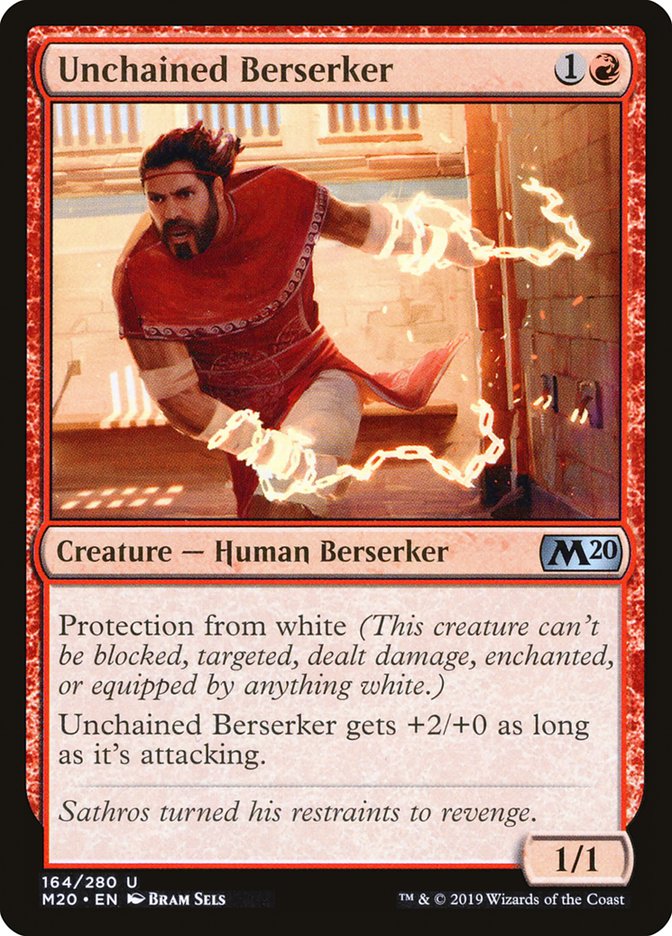 Unchained Berserker [Core Set 2020] | Anubis Games and Hobby