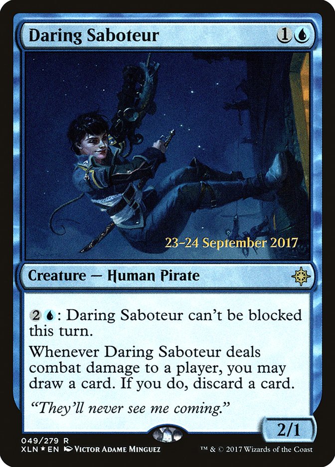 Daring Saboteur [Ixalan Prerelease Promos] | Anubis Games and Hobby