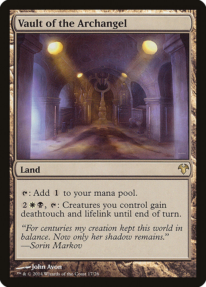 Vault of the Archangel [Modern Event Deck 2014] | Anubis Games and Hobby