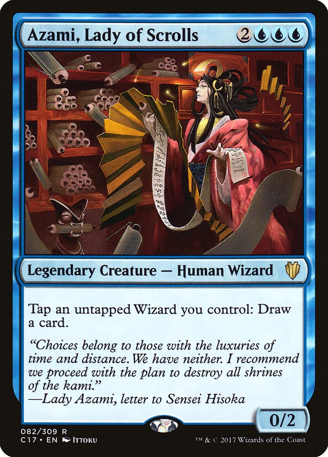 Azami, Lady of Scrolls [Commander 2017] | Anubis Games and Hobby