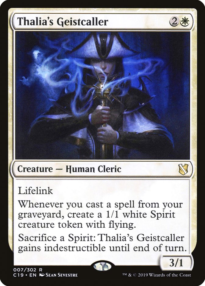 Thalia's Geistcaller [Commander 2019] | Anubis Games and Hobby