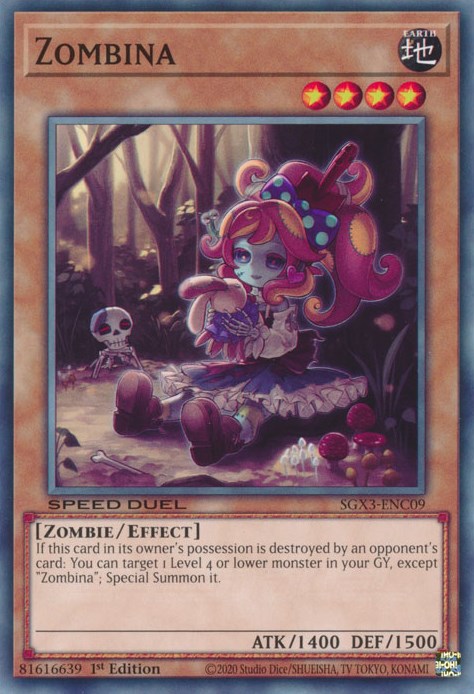 Zombina [SGX3-ENC09] Common | Anubis Games and Hobby