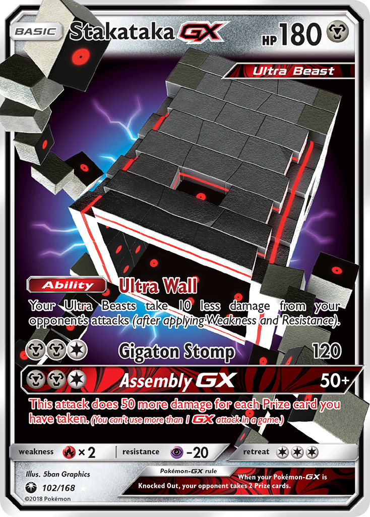 Stakataka GX (102/168) [Sun & Moon: Celestial Storm] | Anubis Games and Hobby