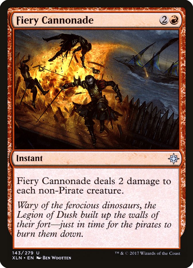 Fiery Cannonade [Ixalan] | Anubis Games and Hobby