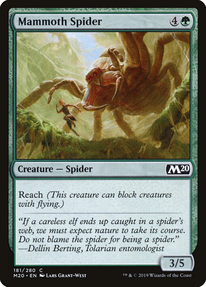 Mammoth Spider [Core Set 2020] | Anubis Games and Hobby