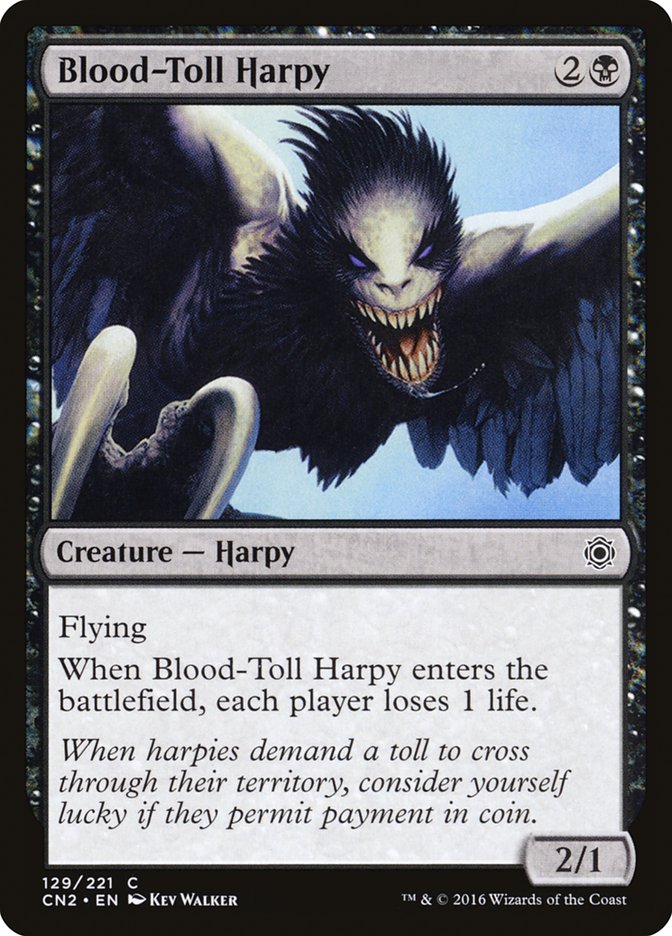 Blood-Toll Harpy [Conspiracy: Take the Crown] | Anubis Games and Hobby