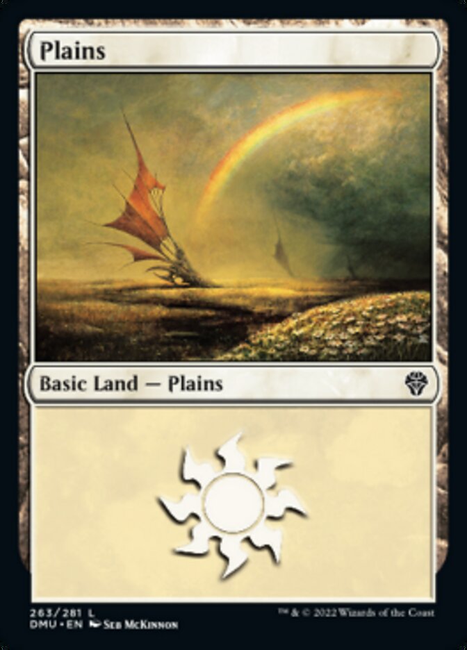 Plains (263) [Dominaria United] | Anubis Games and Hobby