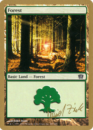 Forest (347) - 2003 Daniel Zink (8ED) [World Championship Decks 2003] | Anubis Games and Hobby