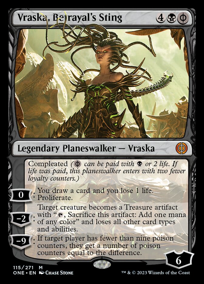 Vraska, Betrayal's Sting [Phyrexia: All Will Be One] | Anubis Games and Hobby