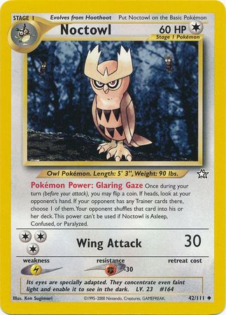 Noctowl (42/111) [Neo Genesis Unlimited] | Anubis Games and Hobby