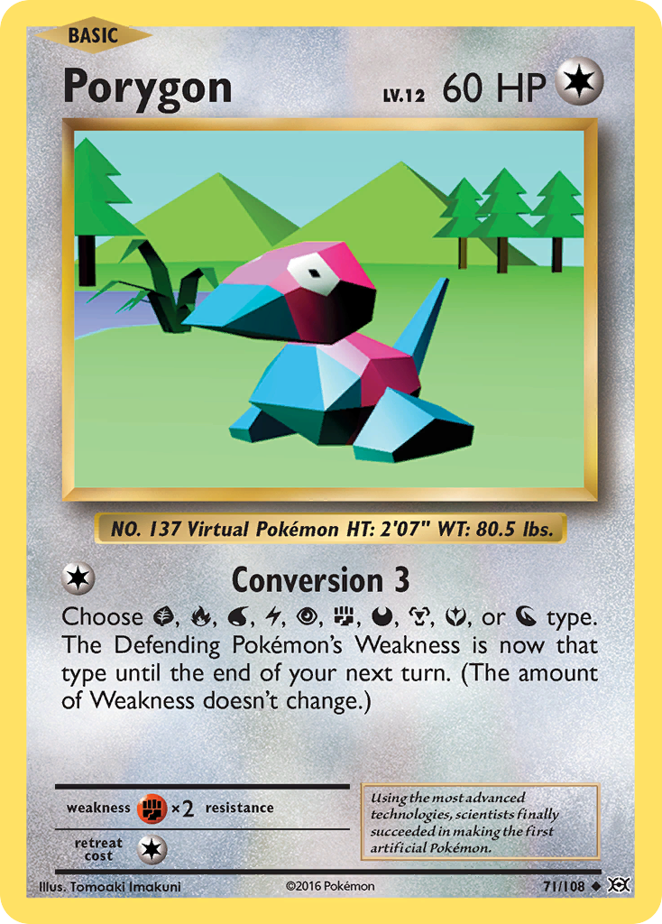 Porygon (71/108) [XY: Evolutions] | Anubis Games and Hobby