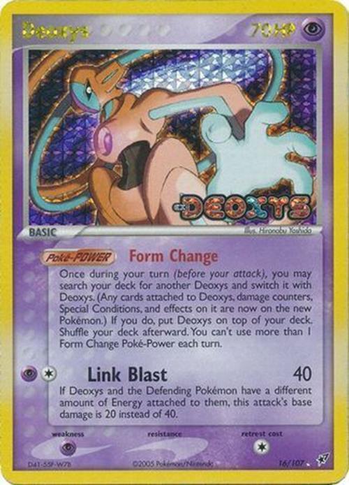 Deoxys (16/107) (Stamped) [EX: Deoxys] | Anubis Games and Hobby