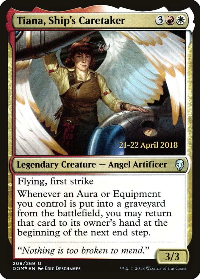 Tiana, Ship's Caretaker [Dominaria Prerelease Promos] | Anubis Games and Hobby