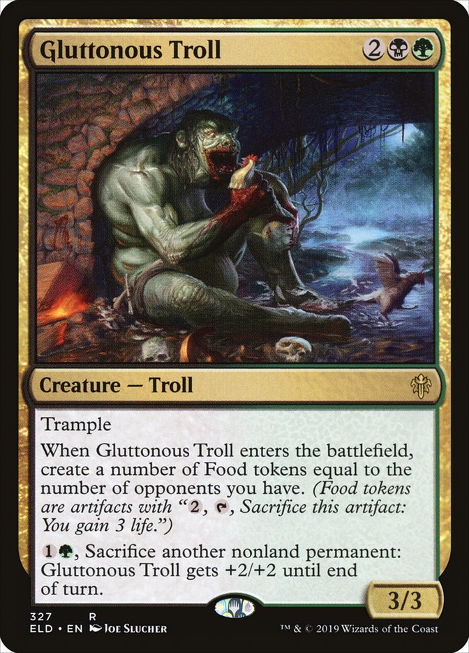 Gluttonous Troll [Throne of Eldraine] | Anubis Games and Hobby