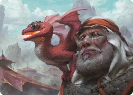 Dragon Whelp Art Card [Dominaria United Art Series] | Anubis Games and Hobby