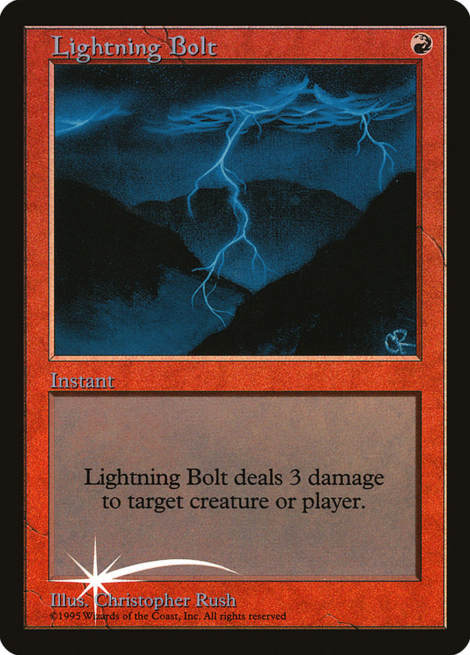 Lightning Bolt [Judge Gift Cards 1998] | Anubis Games and Hobby