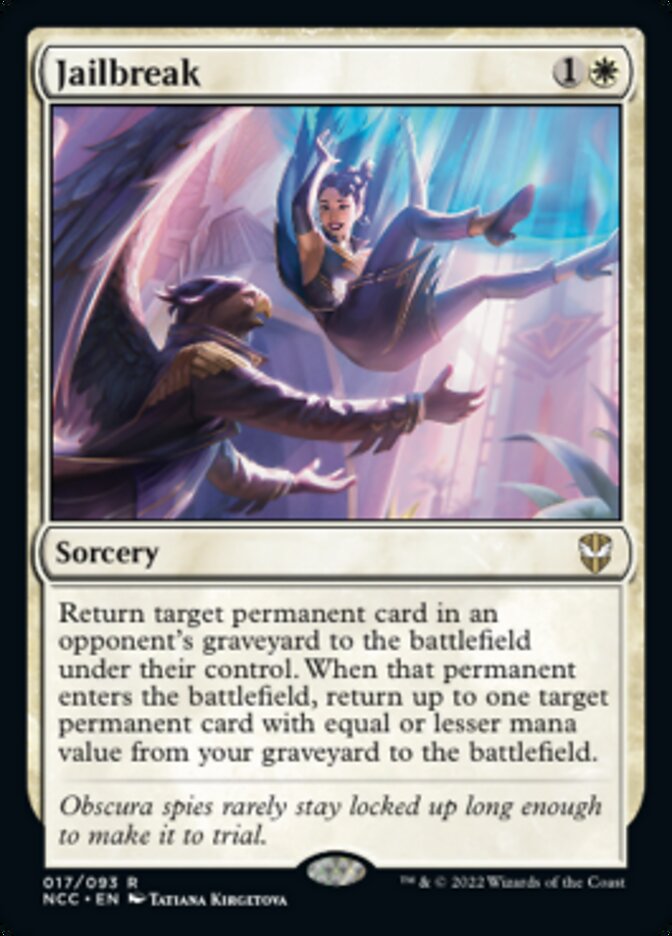 Jailbreak [Streets of New Capenna Commander] | Anubis Games and Hobby