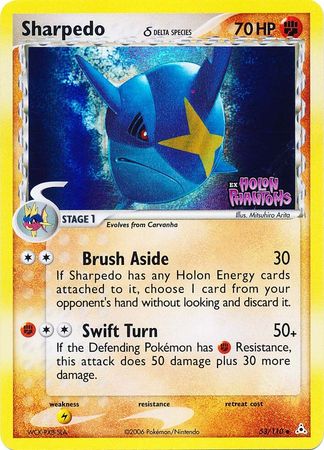 Sharpedo (53/110) (Delta Species) (Stamped) [EX: Holon Phantoms] | Anubis Games and Hobby