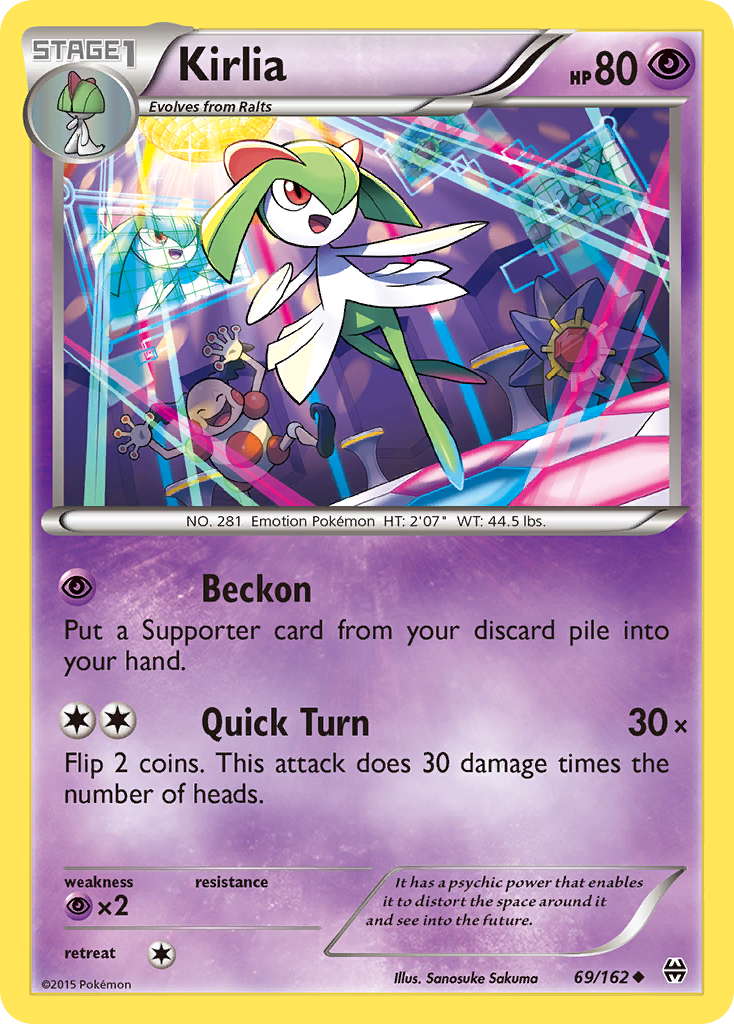 Kirlia (69/162) [XY: BREAKthrough] | Anubis Games and Hobby