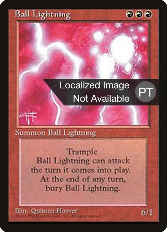 Ball Lightning [Fourth Edition (Foreign Black Border)] | Anubis Games and Hobby