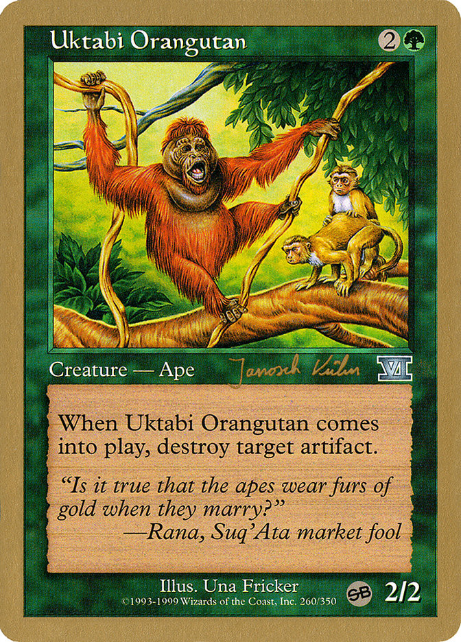 Uktabi Orangutan (Janosch Kuhn) (SB) [World Championship Decks 2000] | Anubis Games and Hobby