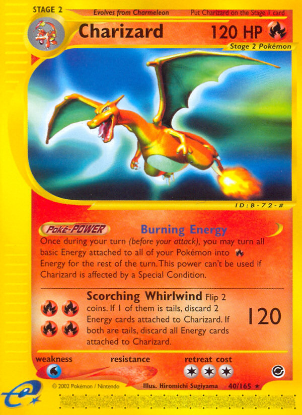 Charizard (40/165) [Expedition: Base Set] | Anubis Games and Hobby