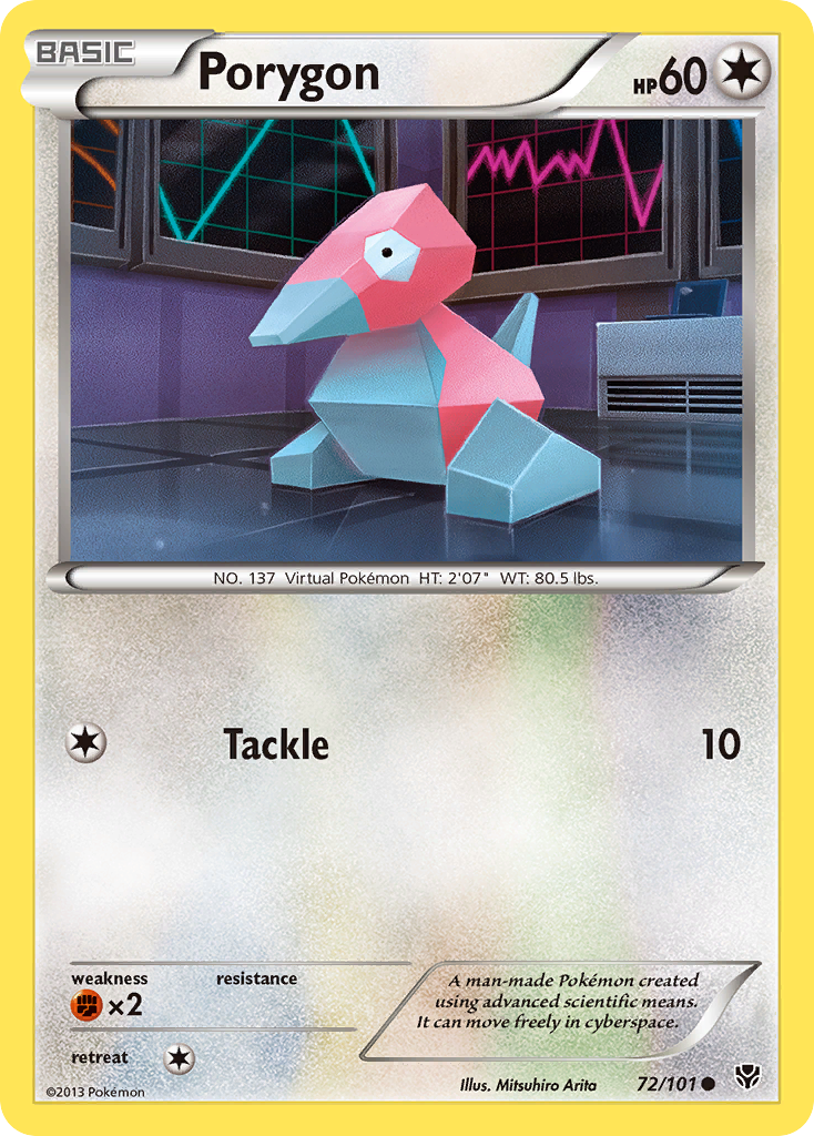 Porygon (72/101) [Black & White: Plasma Blast] | Anubis Games and Hobby