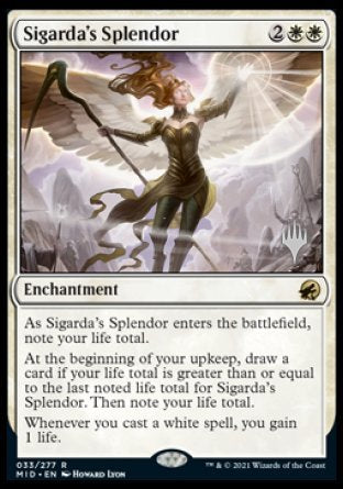 Sigarda's Splendor (Promo Pack) [Innistrad: Midnight Hunt Promos] | Anubis Games and Hobby