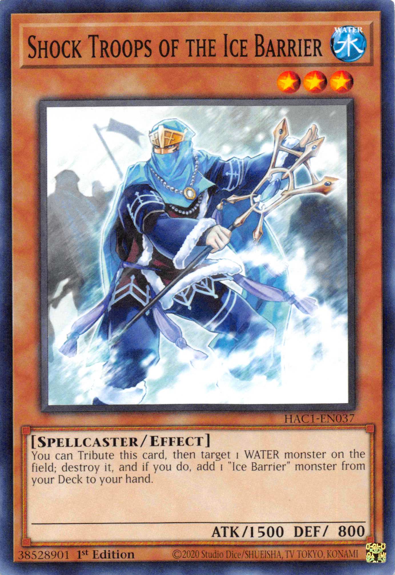 Shock Troops of the Ice Barrier [HAC1-EN037] Common | Anubis Games and Hobby