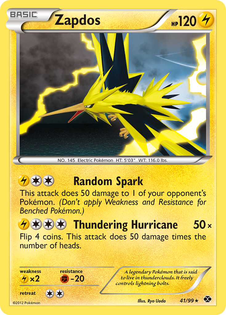 Zapdos (41/99) [Black & White: Next Destinies] | Anubis Games and Hobby