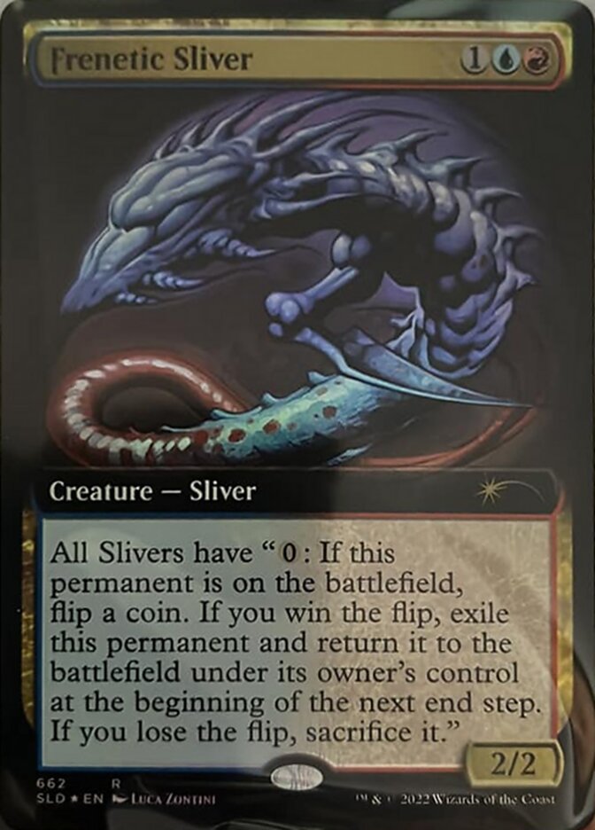 Frenetic Sliver (Extended Art) [Secret Lair Drop Promos] | Anubis Games and Hobby