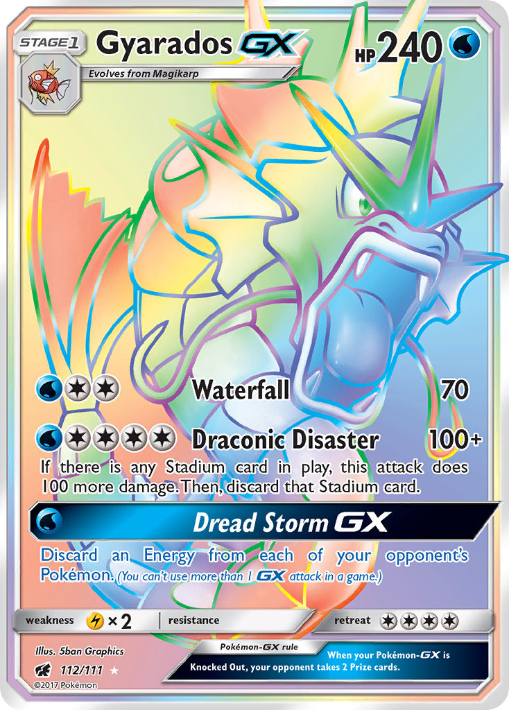 Gyarados GX (112/111) [Sun & Moon: Crimson Invasion] | Anubis Games and Hobby