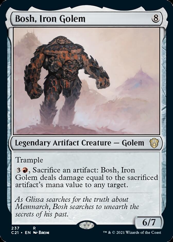 Bosh, Iron Golem [Commander 2021] | Anubis Games and Hobby