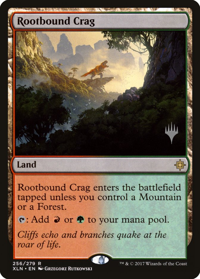 Rootbound Crag (Promo Pack) [Ixalan Promos] | Anubis Games and Hobby