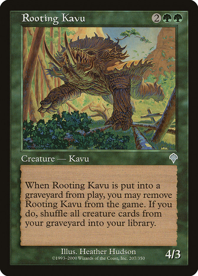 Rooting Kavu [Invasion] | Anubis Games and Hobby