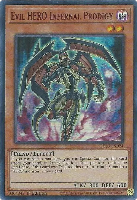 Evil HERO Infernal Prodigy (Red) [LDS3-EN024] Ultra Rare | Anubis Games and Hobby